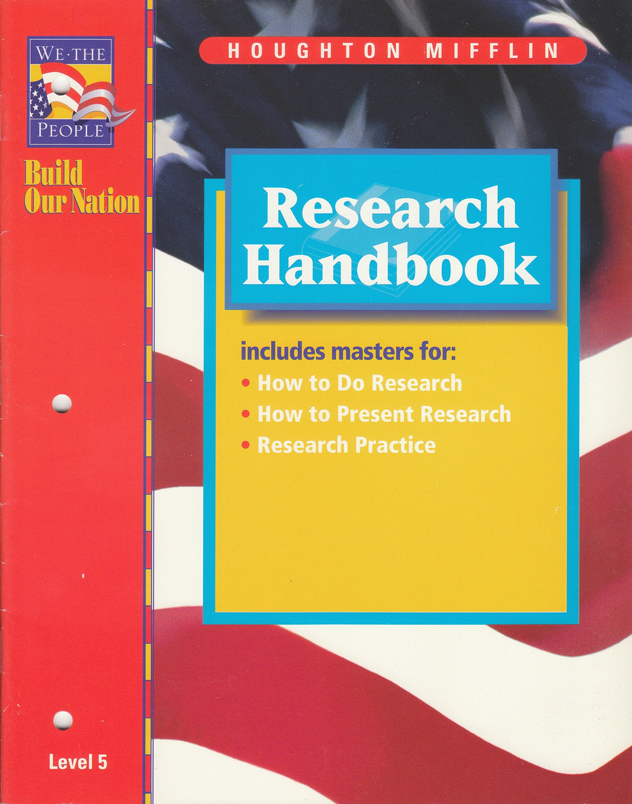 Research Handbook (We the People: Build Our Nation, Level 5) Books