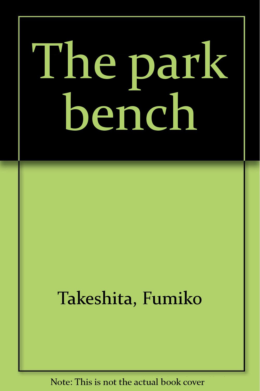 Product Image: The park bench