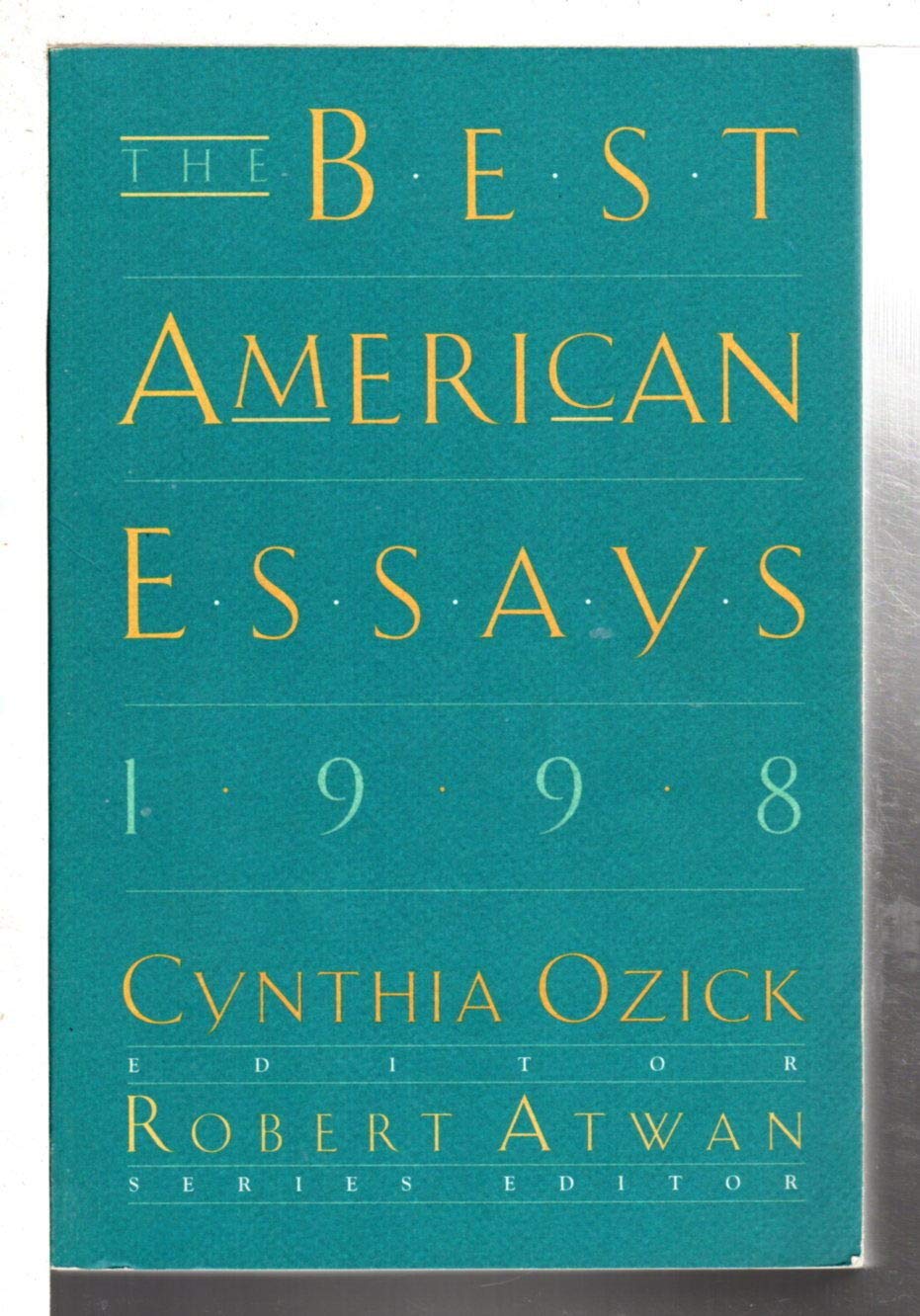 The Best American Essays 1998 Essays & Short Stories