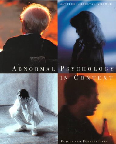 Abnormal Psychology in Context: Voices and Perspectives Medicine