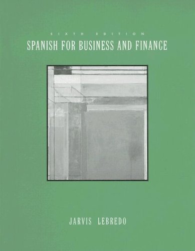 Spanish for Business and Finance Foreign Languages ​​& Dictionaries