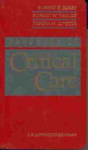Handbook of Critical Care Medicine