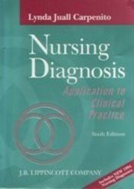 Nursing Diagnosis: Application to Clinical Practice Medicine