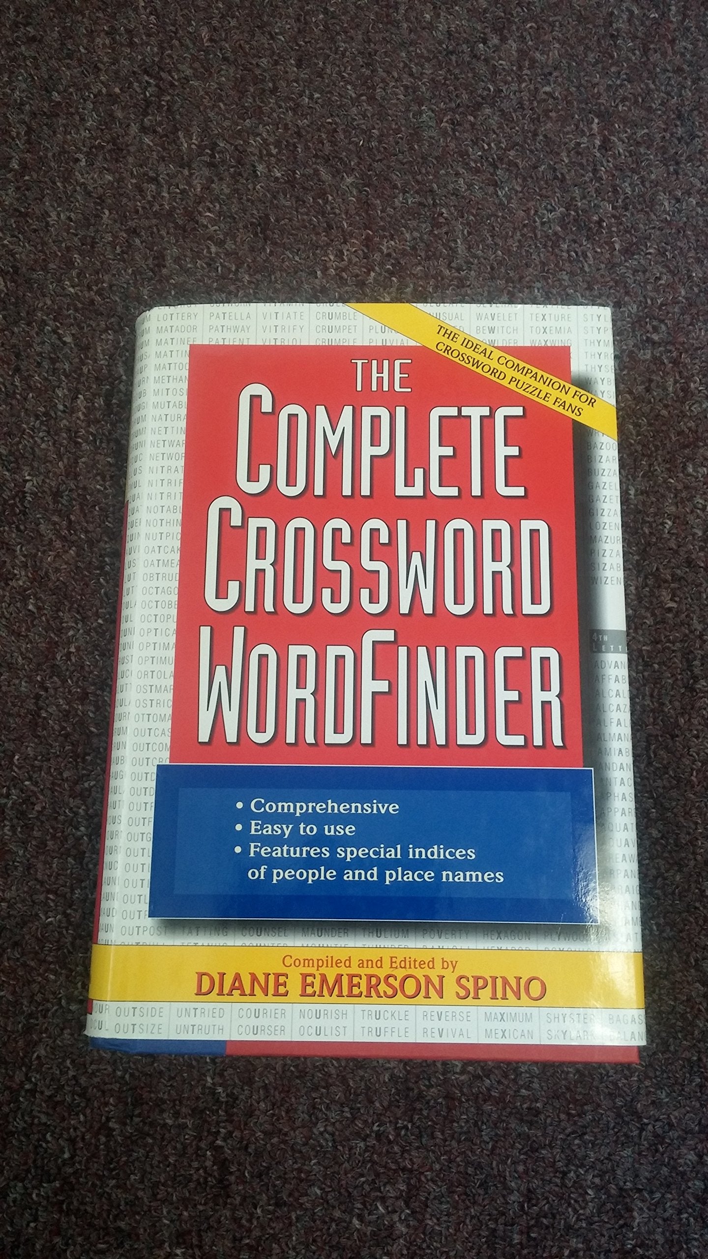 The Complete Crossword Wordfinder General education