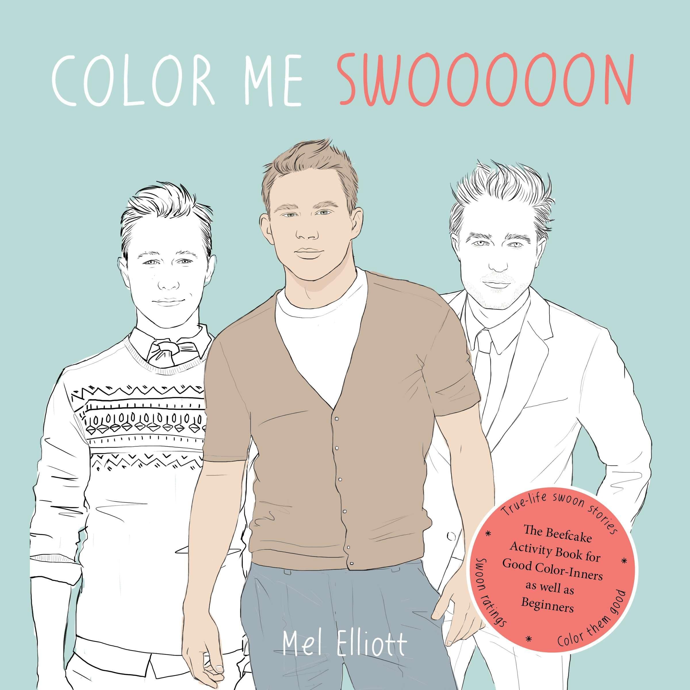 Color Me Swoon: The Beefcake Activity Book for Good Color-Inners as well as Beginners Social Sciences