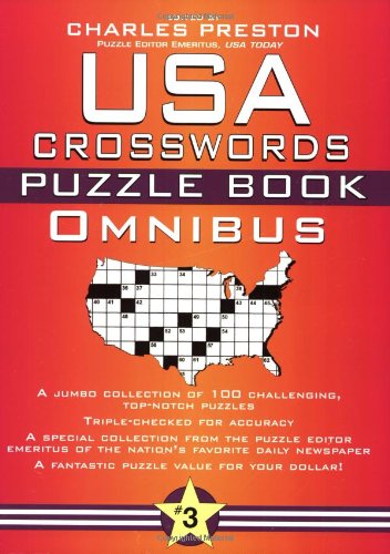 Usa Crosswords Puzzle Book: Omnibus #3 Leisure & Fun