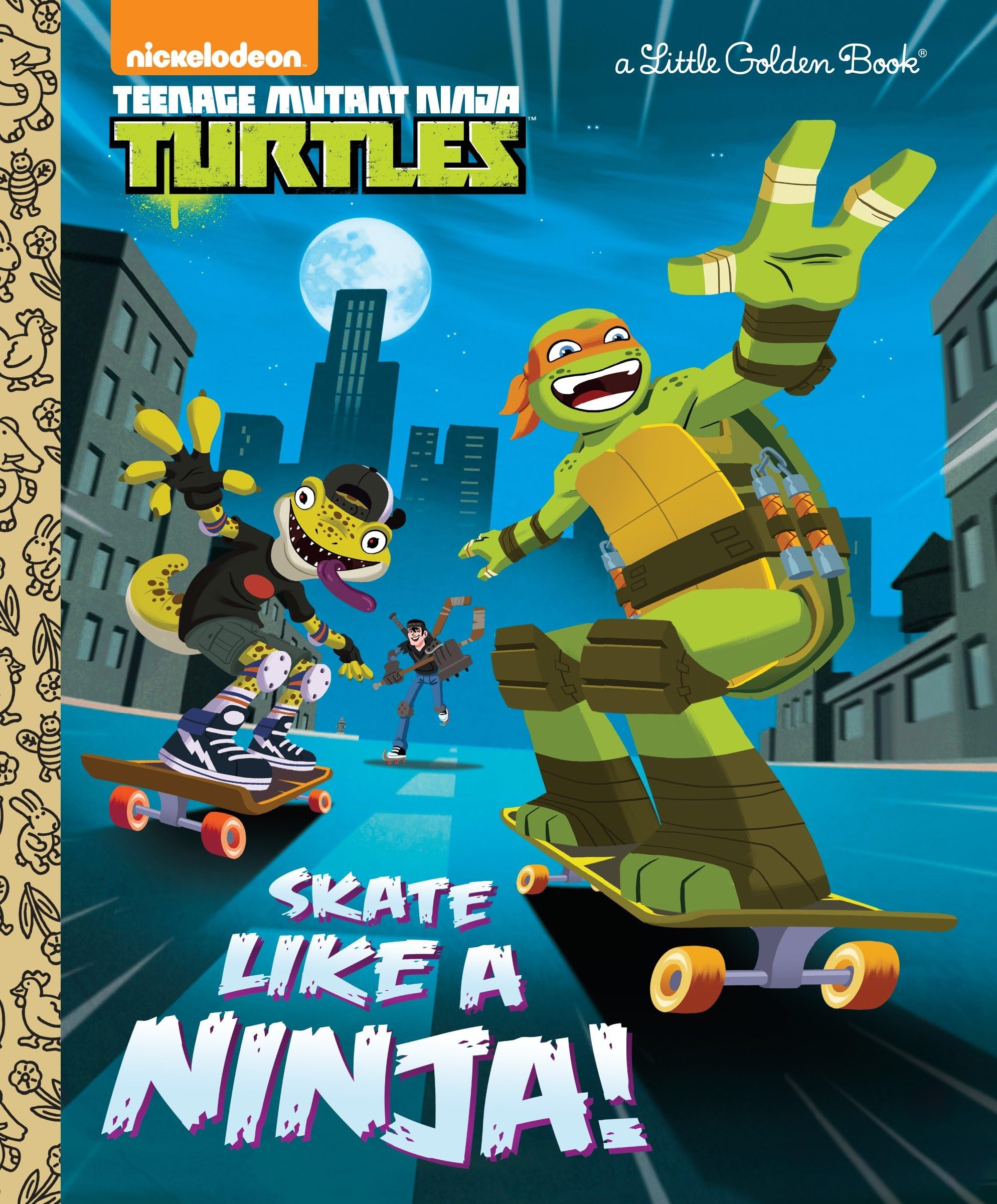 Skate Like a Ninja! (Teenage Mutant Ninja Turtles) (Little Golden Book: Teenage Mutant Ninja Turtles) Leisure & Fun