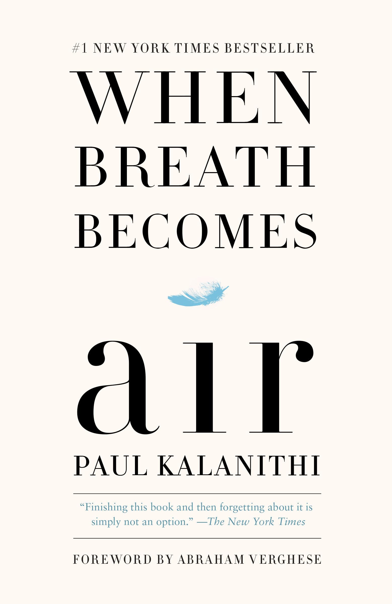 When Breath Becomes Air Medicine Books