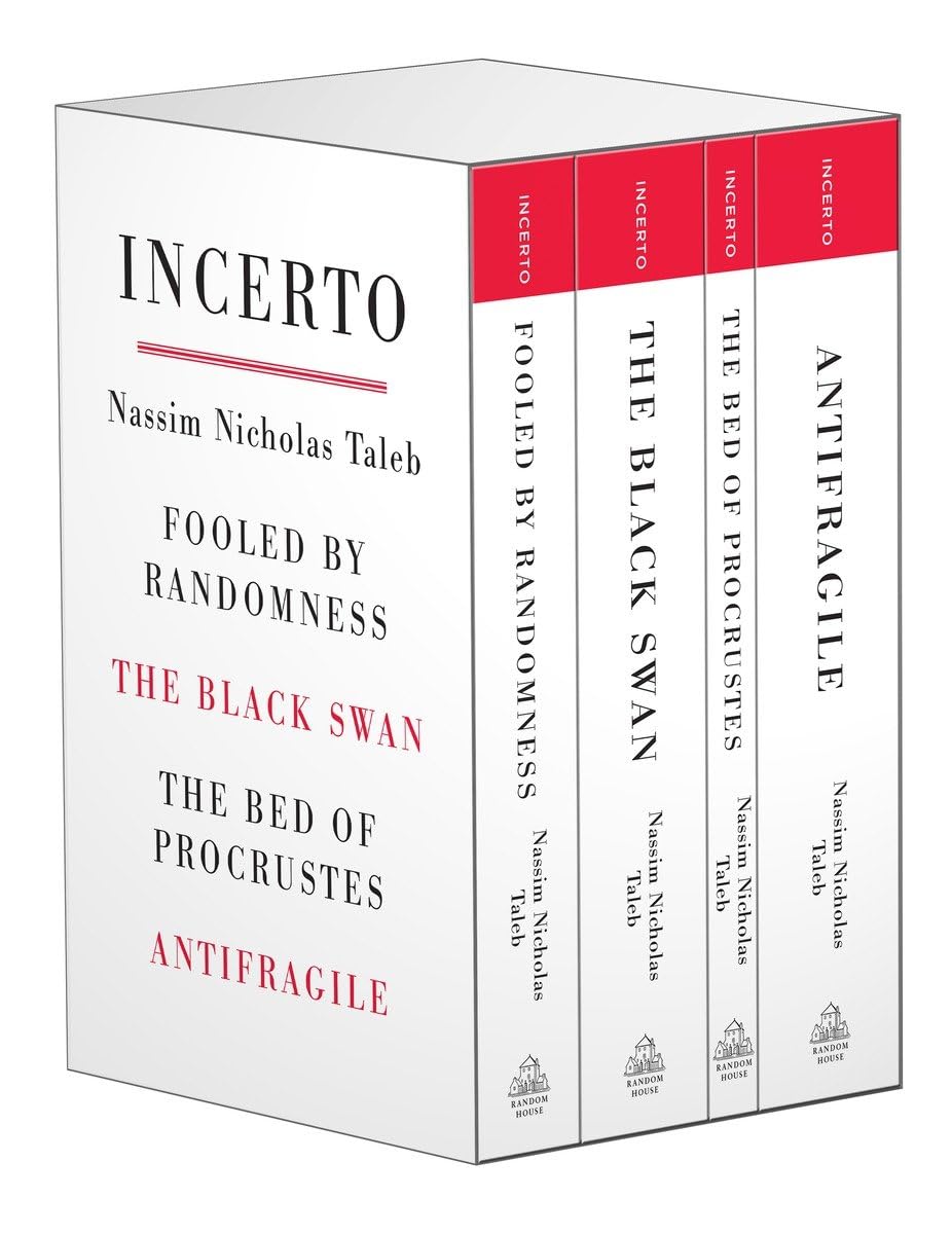 Incerto: Fooled by Randomness, The Black Swan, The Bed of Procrustes, Antifragile Philosophy