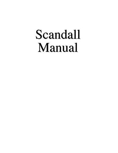 Scandall Manual (Premedia) Books