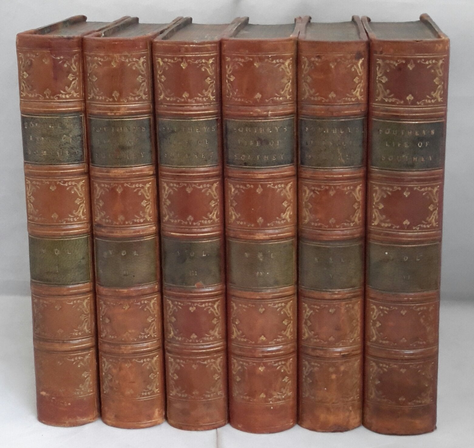 Life and Correspondence of the Late Robert Southey, 6 Vols Books