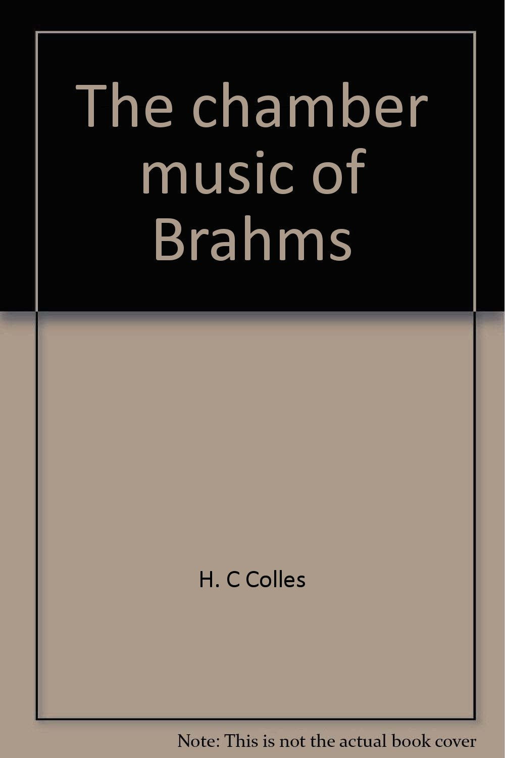 The chamber music of Brahms book