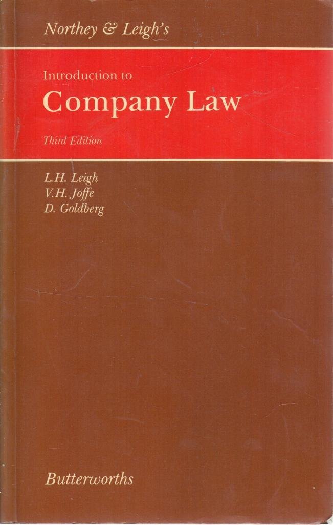 Introduction to Company Law book