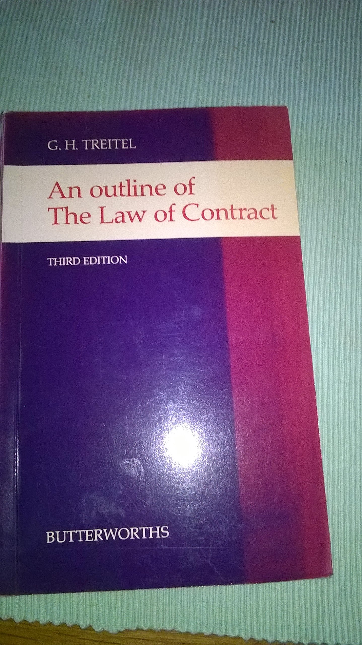 Outline of the Law of Contract book