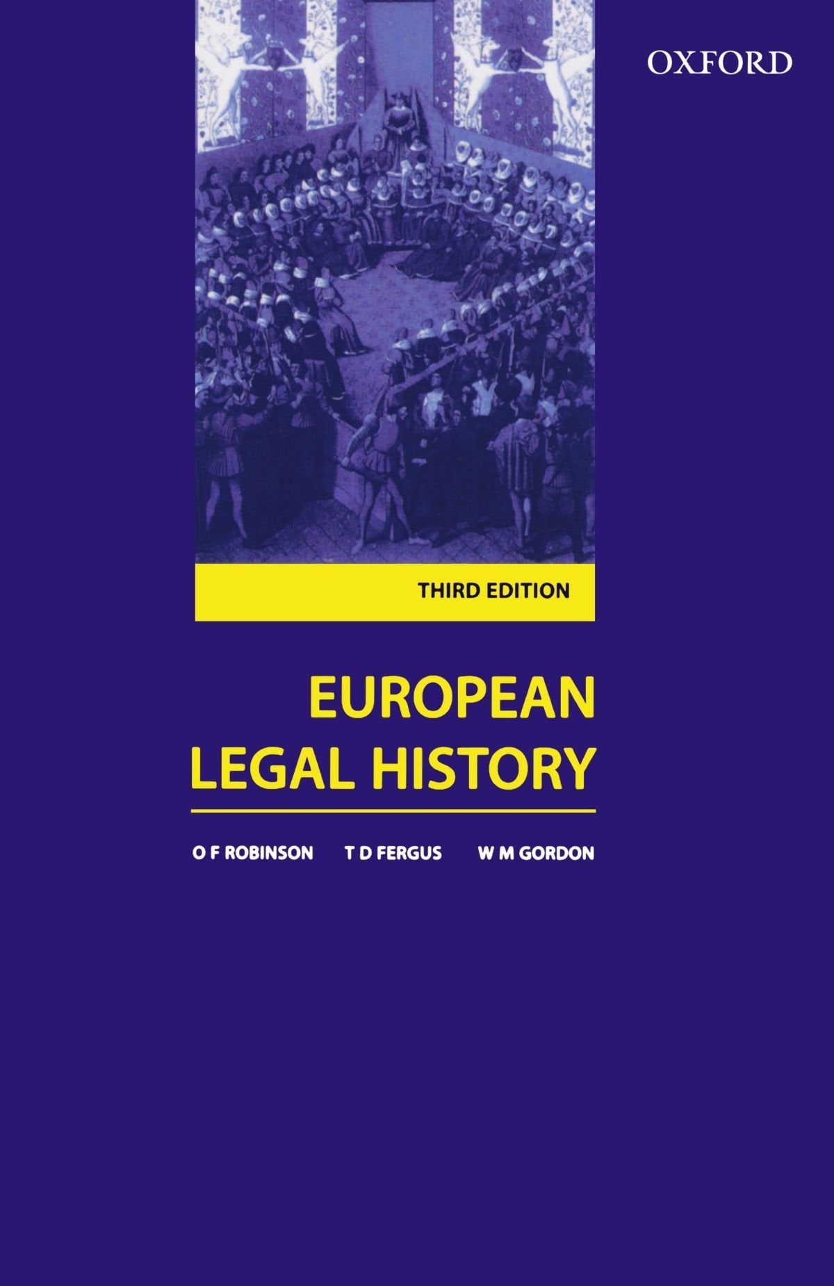 European Legal History: Sources and Institutions Law