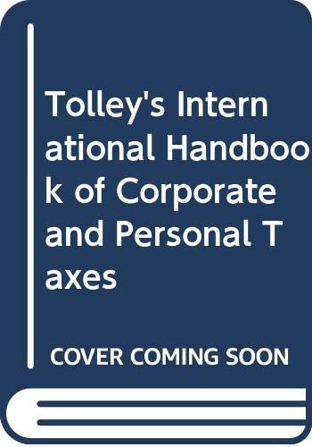 Tolley's International Handbook of Corporate and Personal Taxes Law
