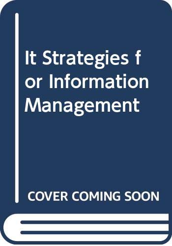 Product Image: It Strategies for Information Management