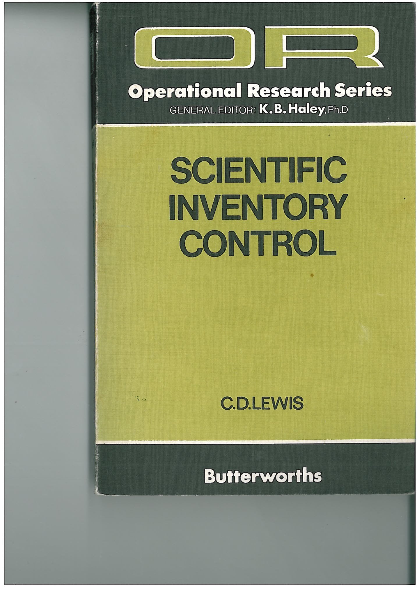 Product Image: Scientific Inventory Control (Operational Research S.)