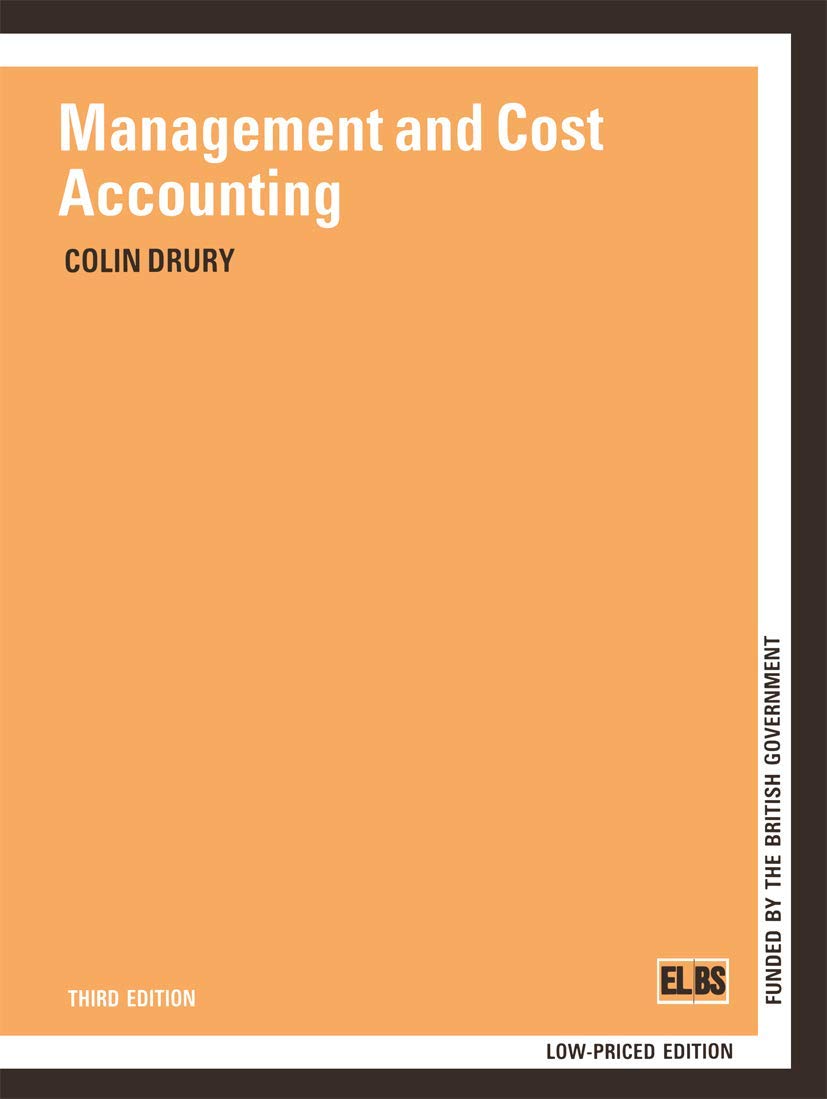 MANAGEMENT AND COST ACCOUNTING (Management & Cost Accounting) Law