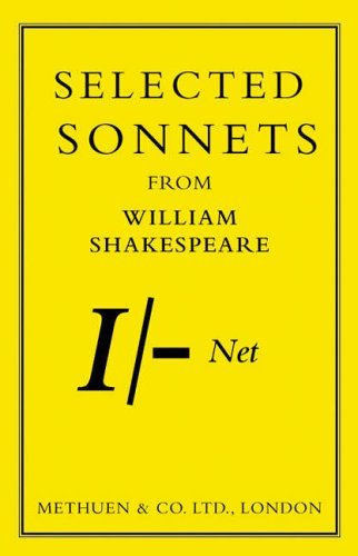 Selected Sonnets of William Shakespeare (Methuen Shilling) Poetry