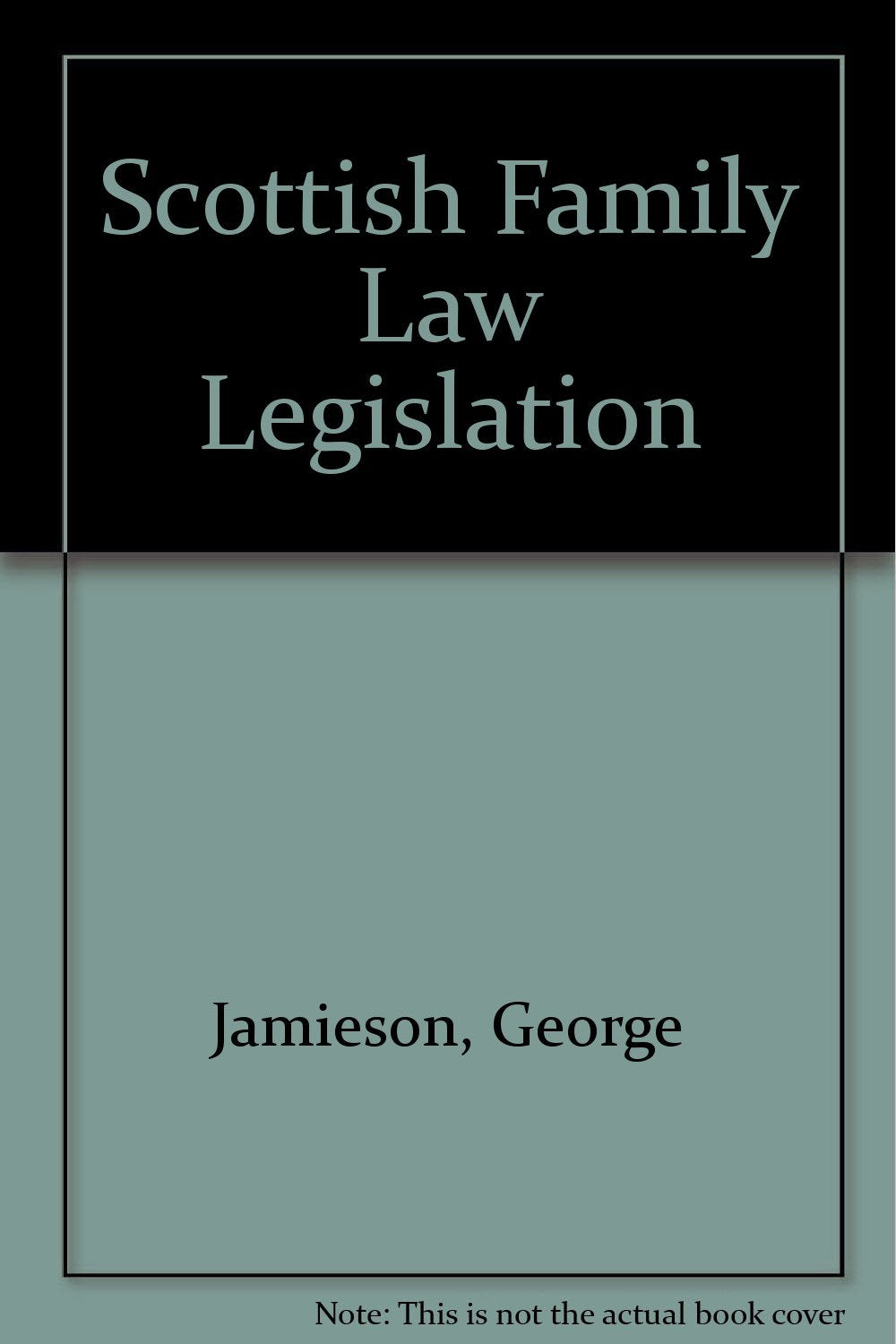 Scottish Family Law Legislation Law