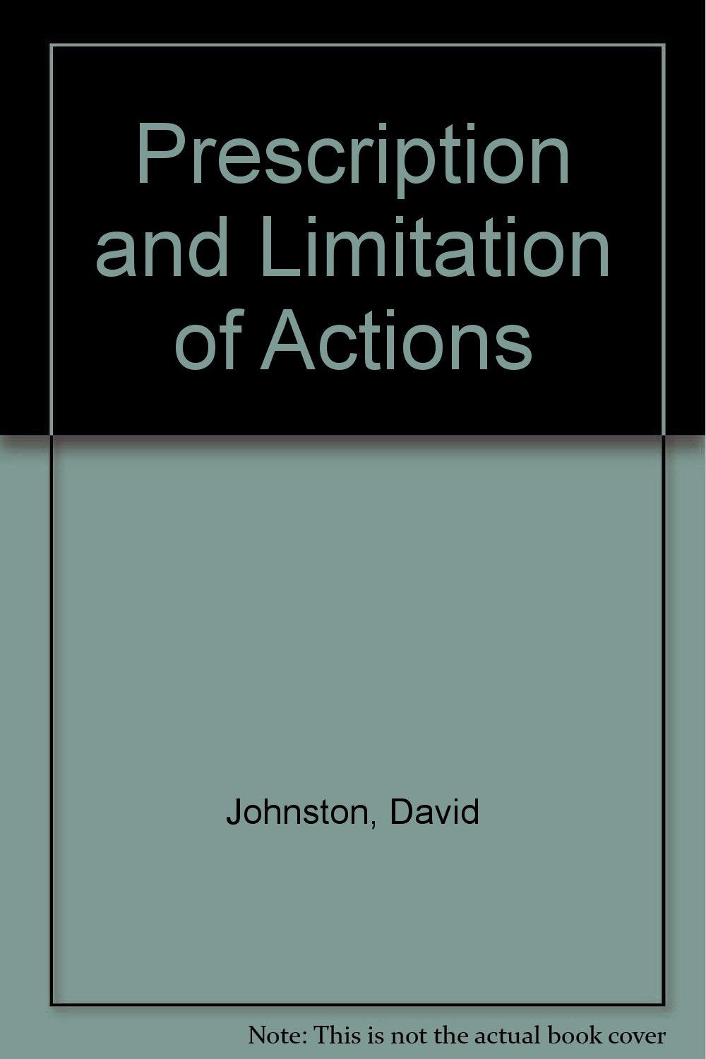 Prescription and Limitation of Actions Law