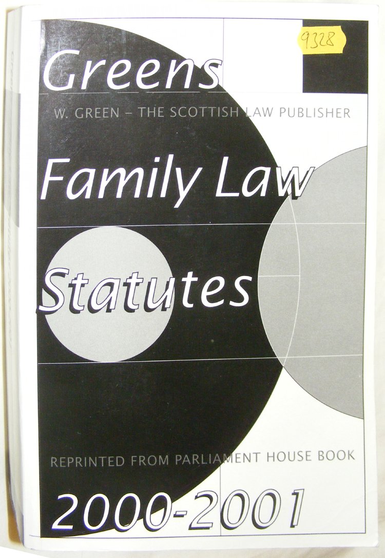 Green's Family Law Statutes (Parliament House Book Reprints) Law