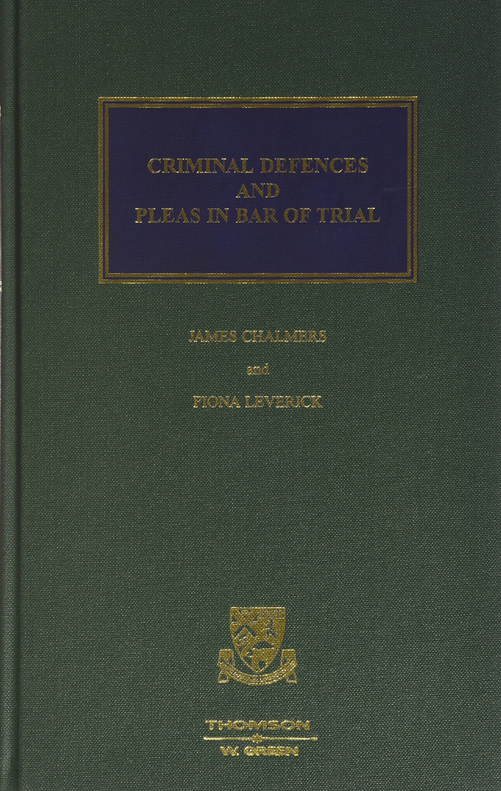 Product Image: Criminal Defences