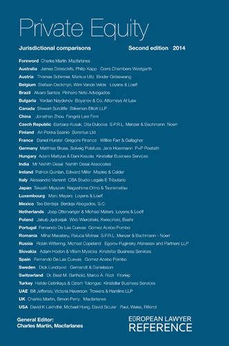 Private Equity: Jurisdictional Comparisons Law Books