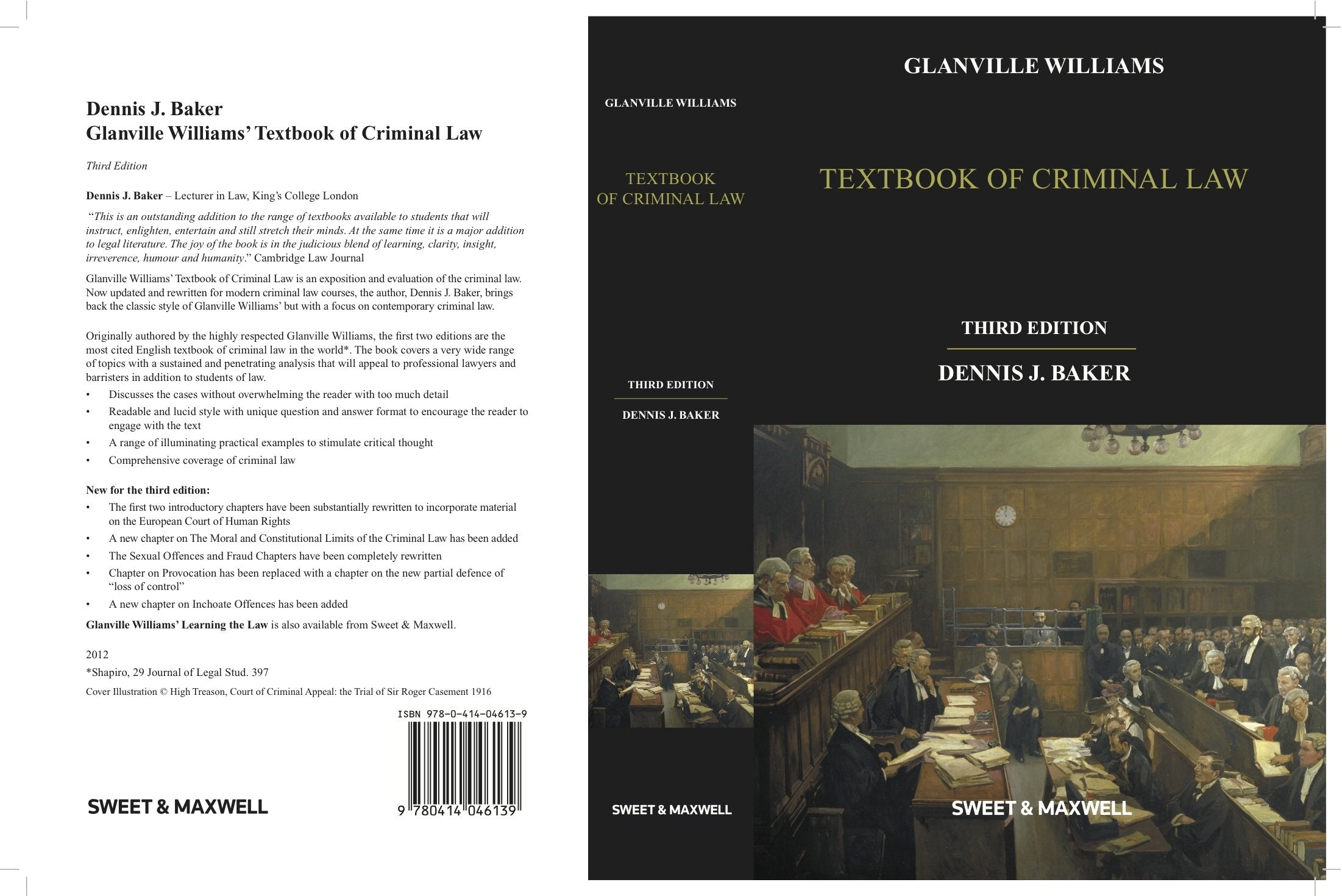 Glanville Williams Textbook of Criminal Law book