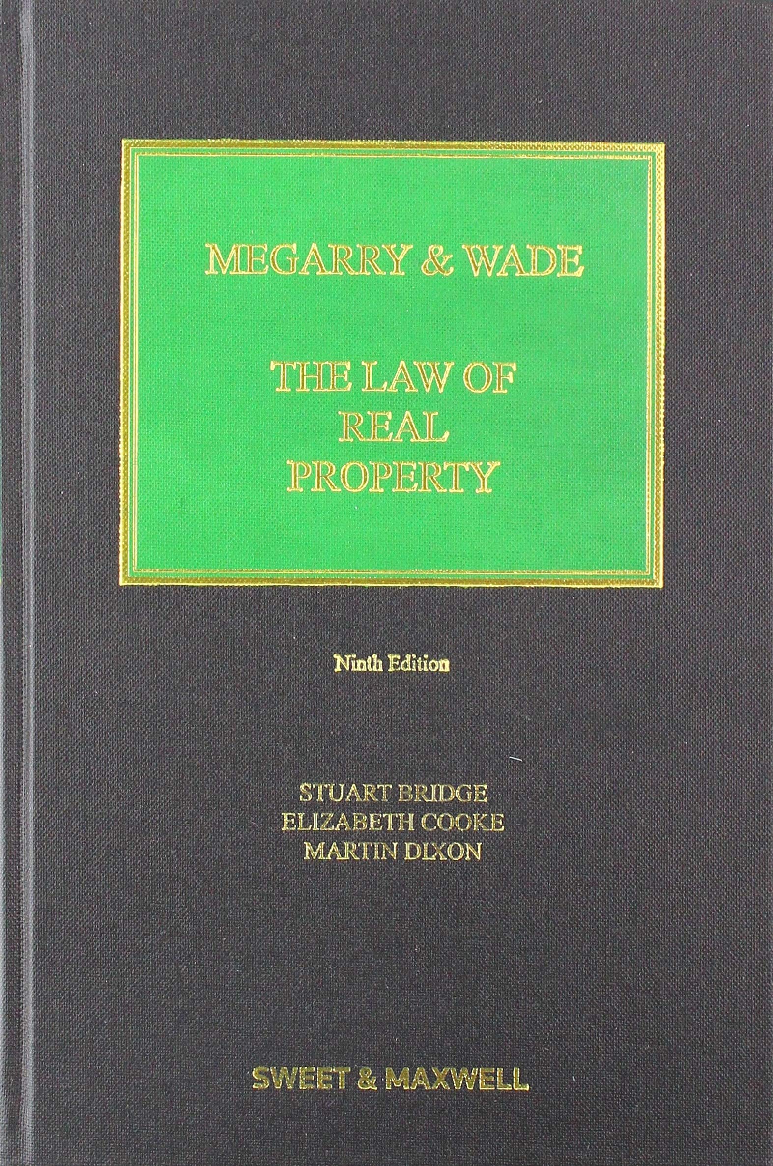 Megarry & Wade: The Law of Real Property book