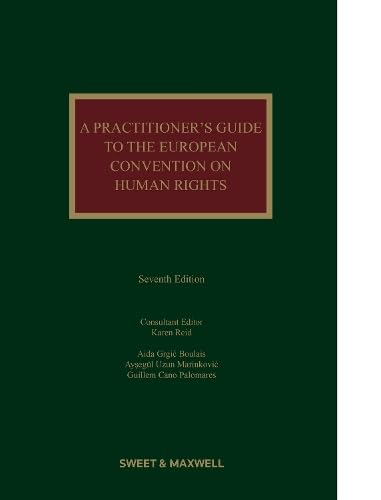 A Practitioner's Guide to the European Convention on Human Rights Law