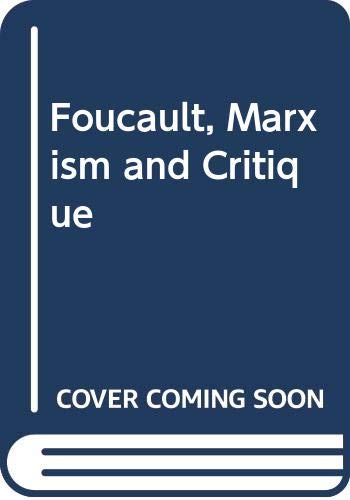 Foucault, Marxism and Critique Contemporary literature