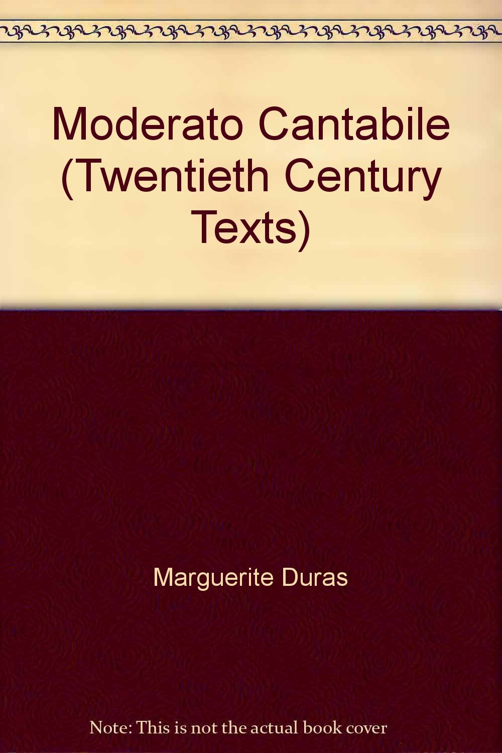 Moderato Cantabile (Twentieth Century Texts) Education
