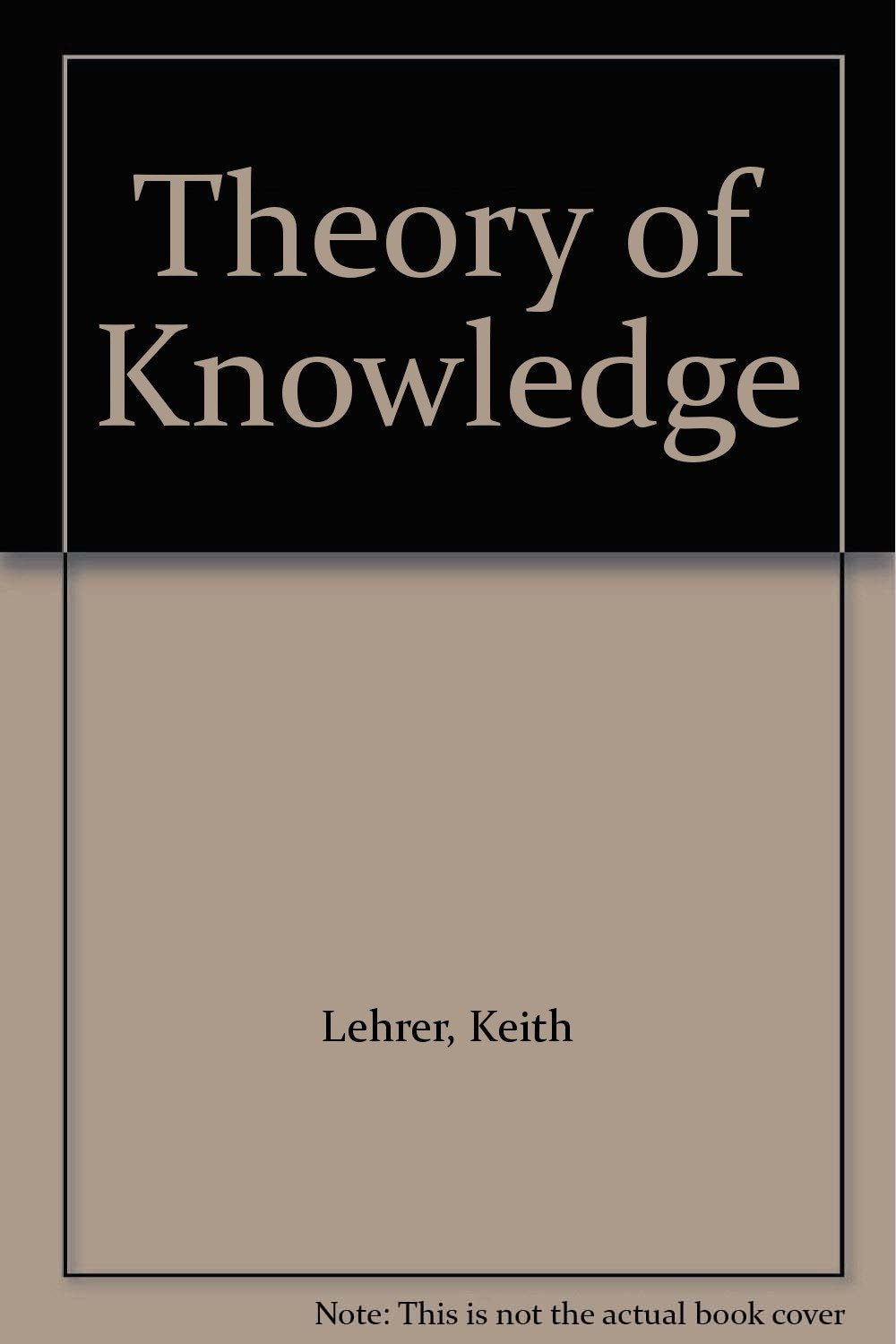 Product Image: Theory of Knowledge