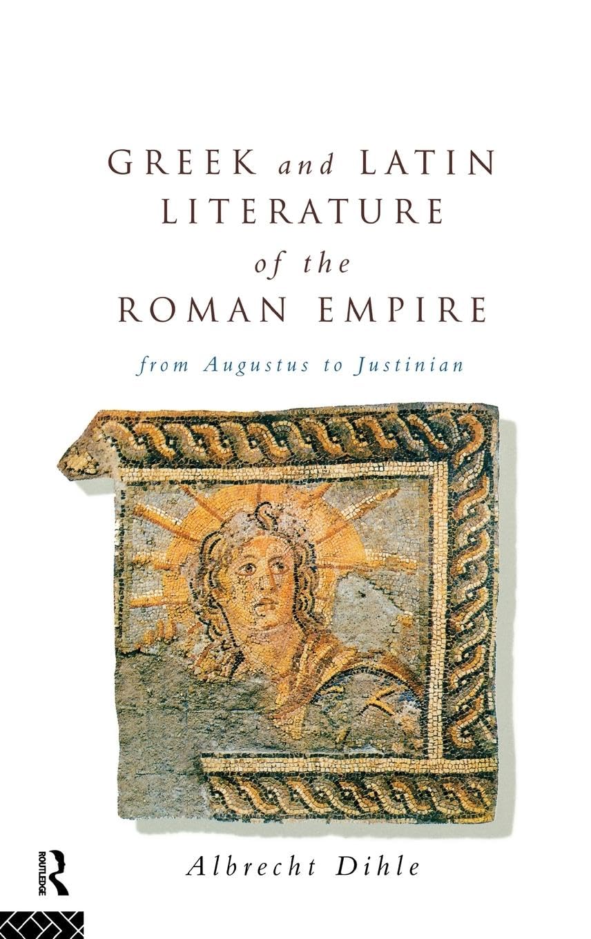 Greek and Latin Literature of the Roman Empire General education