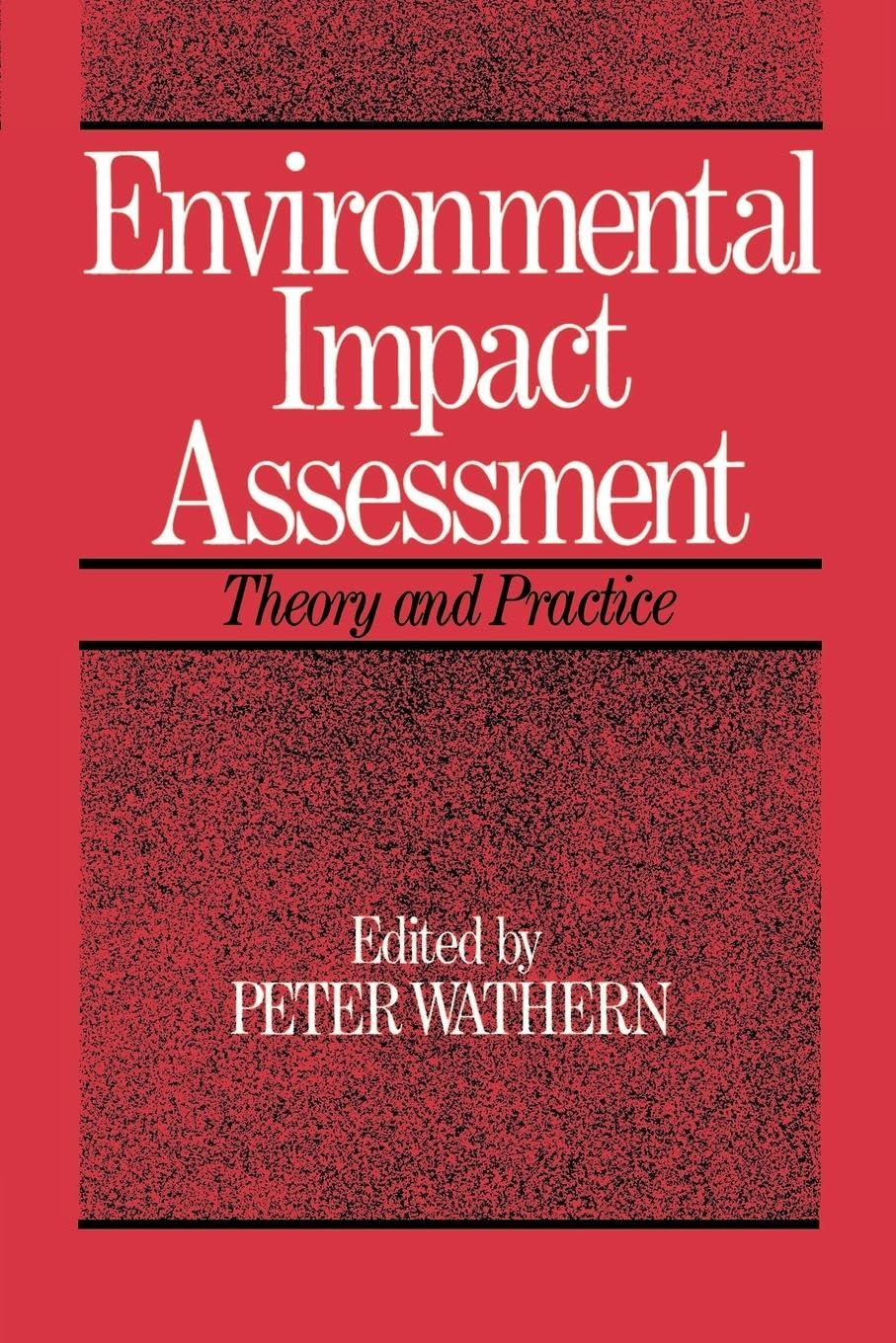 Product Image: Environmental Impact Assessment: Theory and Practice