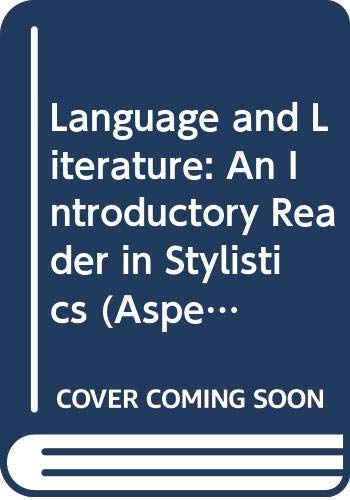 Product Image: Language and Literature: An Introductory Reader in Stylistics