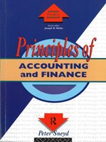 Principles of Accounting and Finance (Routledge Series in the Principles of Management) Business, Finance & Career