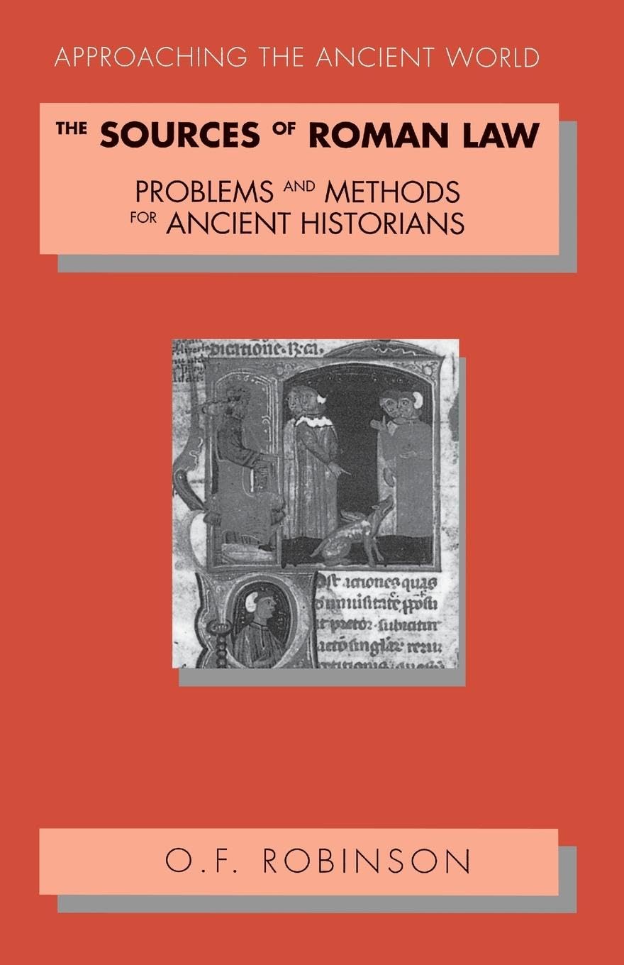The Sources of Roman Law book
