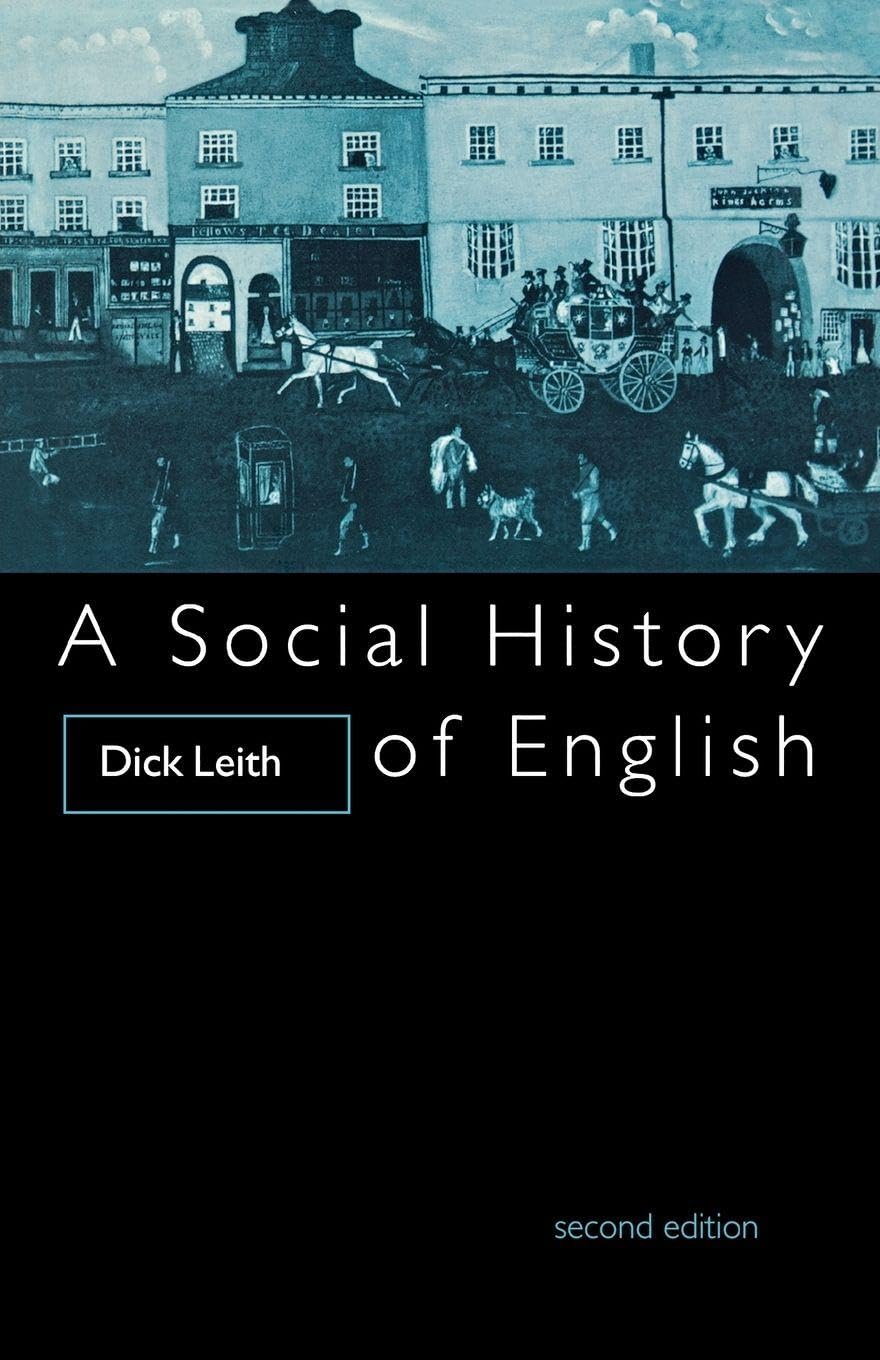 A Social History of English Social Sciences