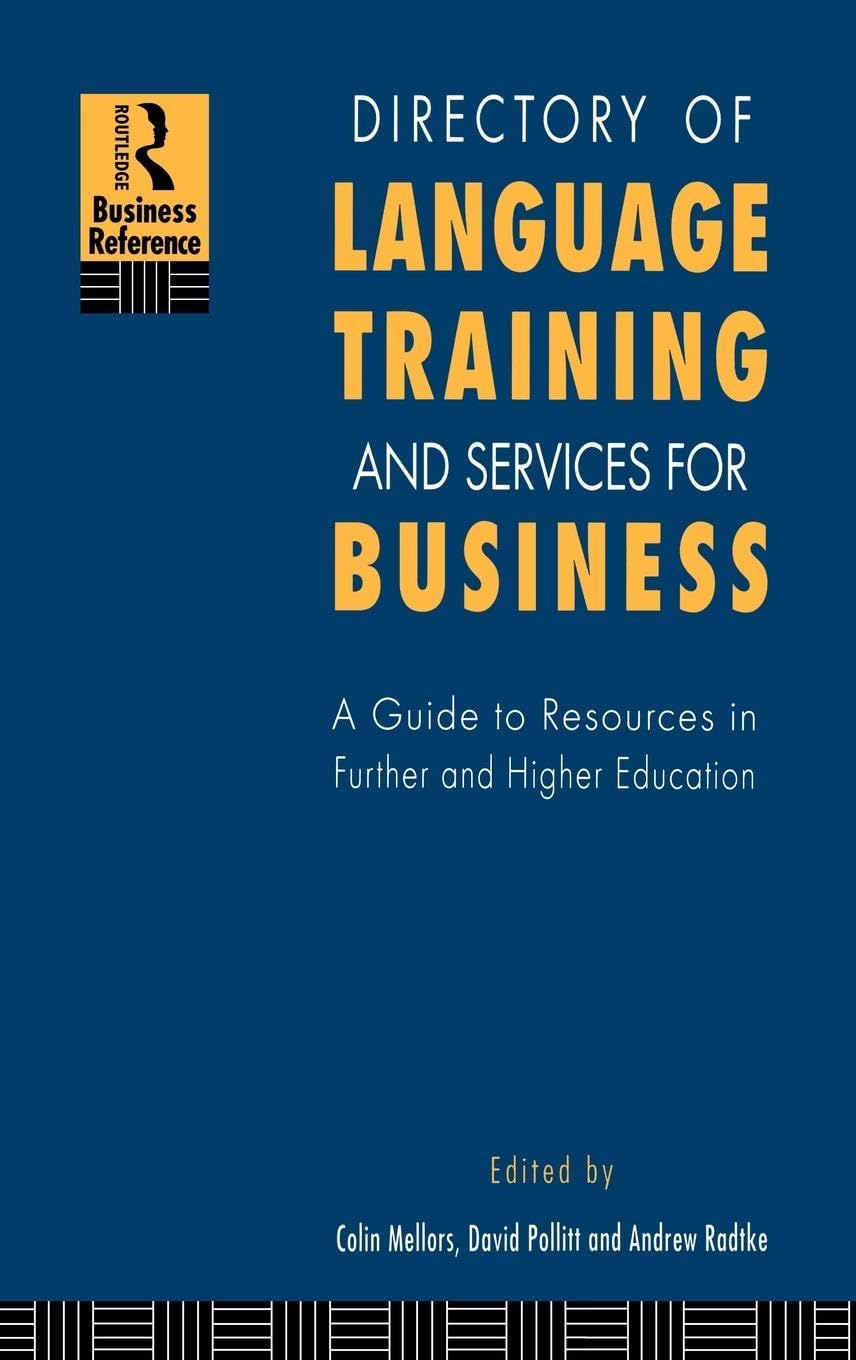 Directory of Language Training and Services for Business Media & Communication