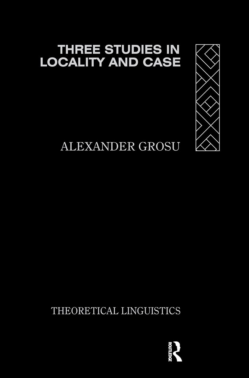 Three Studies in Locality and Case Social Sciences