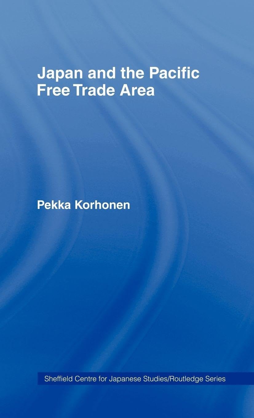 Japan and the Pacific Free Trade Area Social Sciences