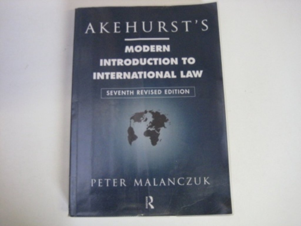Akehurst's Modern Introduction to International Law Law