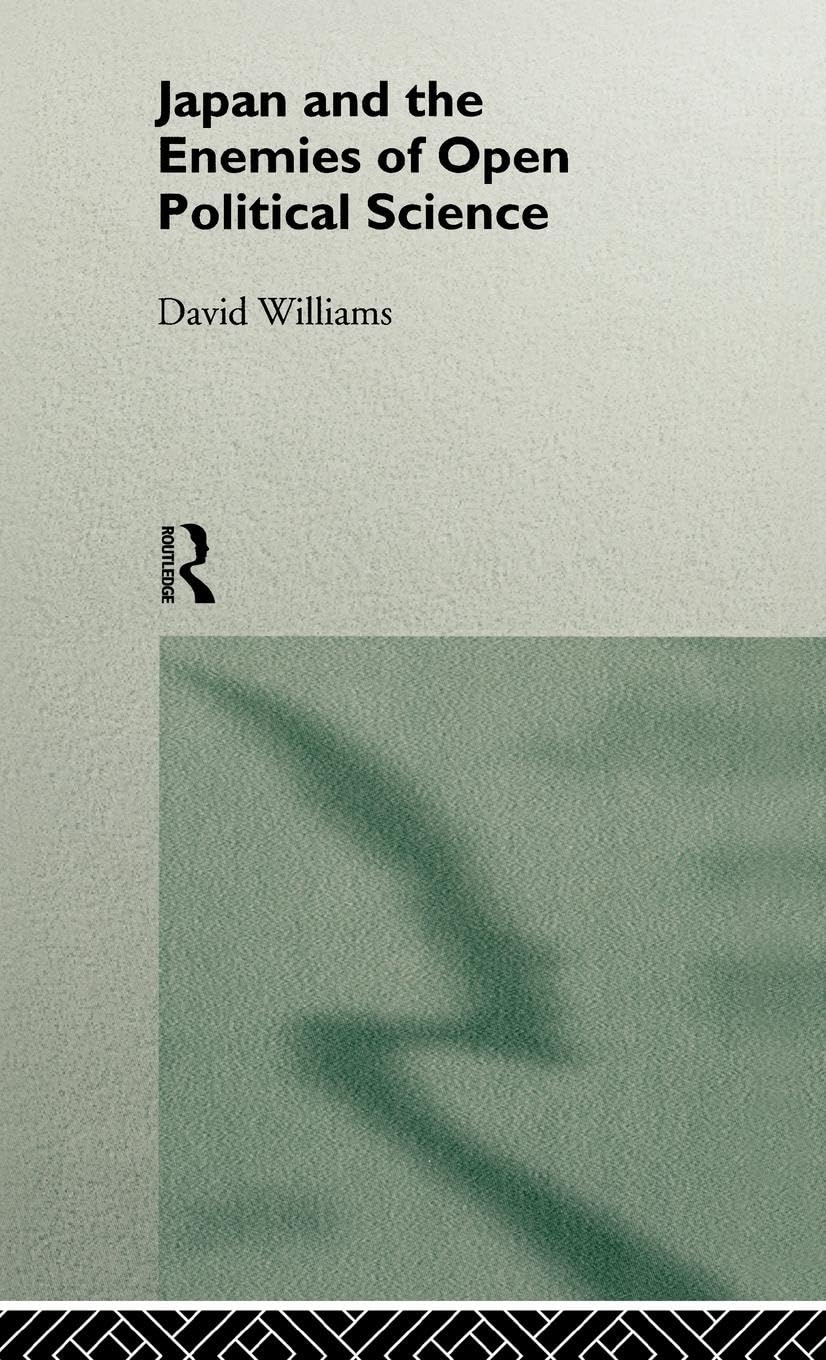 Japan and the Enemies of Open Political Science Books