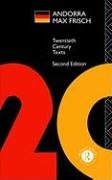 Andorra: Max Frisch (Twentieth Century Texts) Drama
