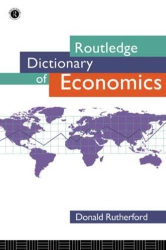 Routledge Dictionary of Economics Business, Finance & Career