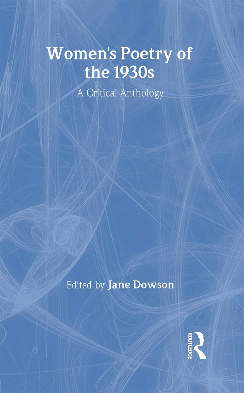 Women's Poetry of the 1930s Poetry