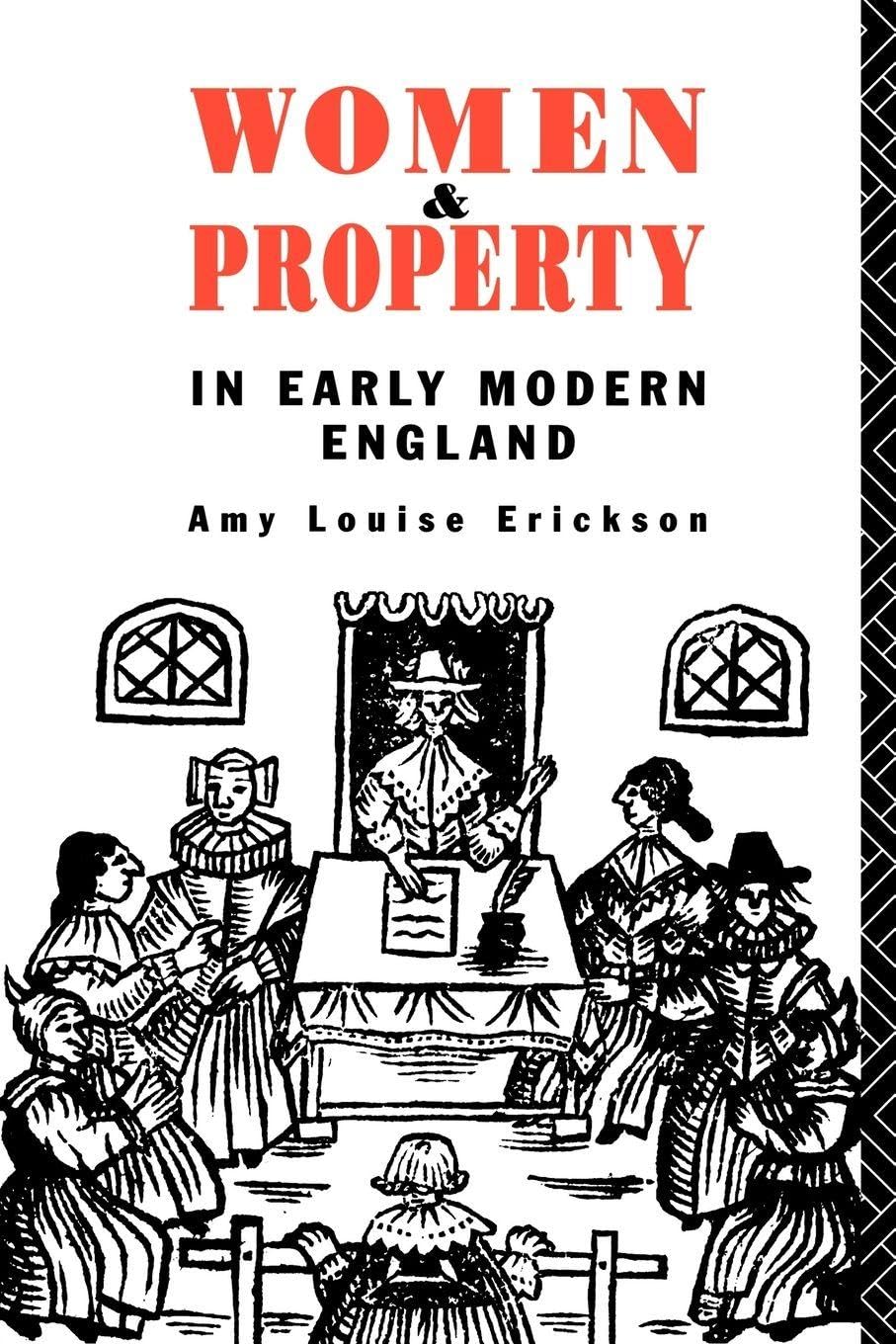 Women and Property: In Early Modern England Law